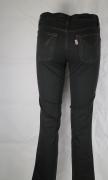 pantaloni donna JECKERSON 26 nero cotone AM197 Vendita Calda