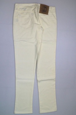 pantaloni donna FRANKIE MORELLO 29 beige cotone AN150 Saldi Di Fabbrica