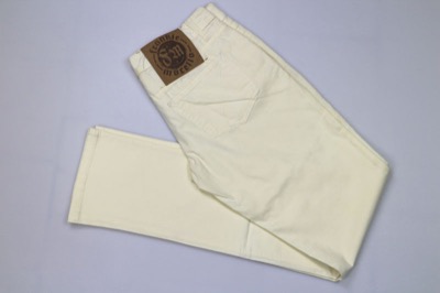 pantaloni donna FRANKIE MORELLO 29 beige cotone AN150 Saldi Di Fabbrica