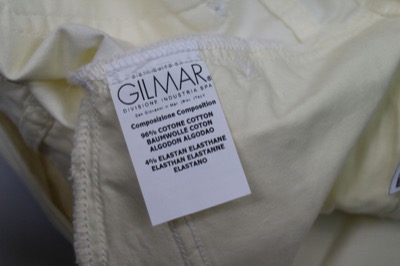 pantaloni donna FRANKIE MORELLO 29 beige cotone AN150 Saldi Di Fabbrica