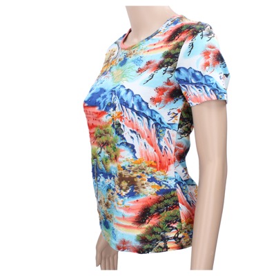 maglia donna AMERICAN ANGEL tg. S multicolor cotone AR285 Italia