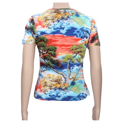 maglia donna AMERICAN ANGEL tg. S multicolor cotone AR285 Italia
