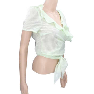 maglia donna ROCCOBAROCCO 42 verde poliestere cotone AP37 2025