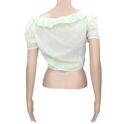 maglia donna ROCCOBAROCCO 42 verde poliestere cotone AP37 2025