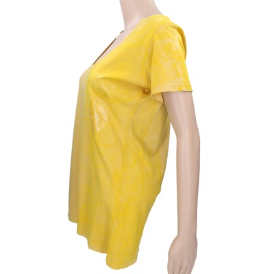 maglia donna ISHIKAWA tg. M giallo cotone AR113 In Linea