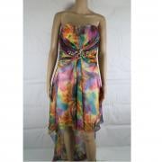 vestito donna ANTONIO NOTARO 50 multicolore poliestere AM433 Spedizione Gratuita