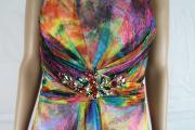 vestito donna ANTONIO NOTARO 50 multicolore poliestere AM433 Spedizione Gratuita