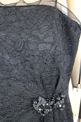 vestito donna ALTHEA 43 nero poliestere AM334 Pezzi Unici