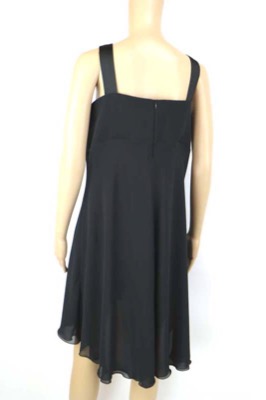 vestito donna ALTHEA 55 nero viscosa AM554 Soddisfazione Garantita
