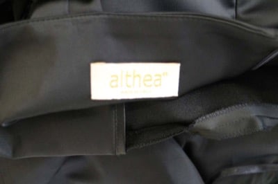 vestito donna ALTHEA 47 nero poliestere AM544 Qualità Garantita