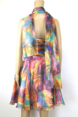 vestito donna ANTONIO NOTARO 50 multicolore poliestere AM437 Negozi Online