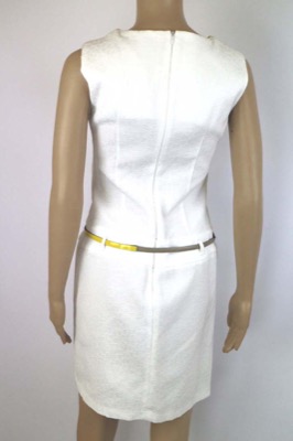 vestito donna BIANCOGHIACCIO 40 bianco poliestere AM338 Shopping Online