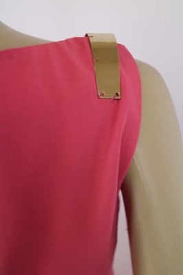 vestito donna BIANCOGHIACCIO 40 rosa poliestere AM281 Affare Del Giorno