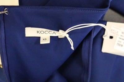 vestito donna KOCCA XS blu poliestere AM209 Sottocosto