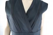 vestito donna BIANCOGHIACCIO 48 nero cotone AM362 Offerta