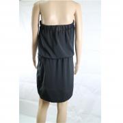 vestito donna BIANCOGHIACCIO nero poliestere AM449 Online