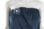 vestito donna BIANCOGHIACCIO nero poliestere AM449 Online