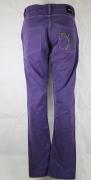 pantaloni uomo CAMOUFLAGE AR & J. viola cotone AM108 Saldi