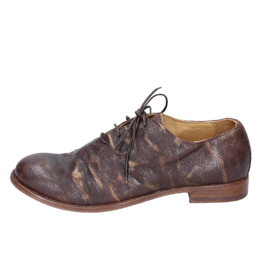 scarpe donna MOMA classiche marrone pelle oro 39406A VINTAGE EX449 Hotsell