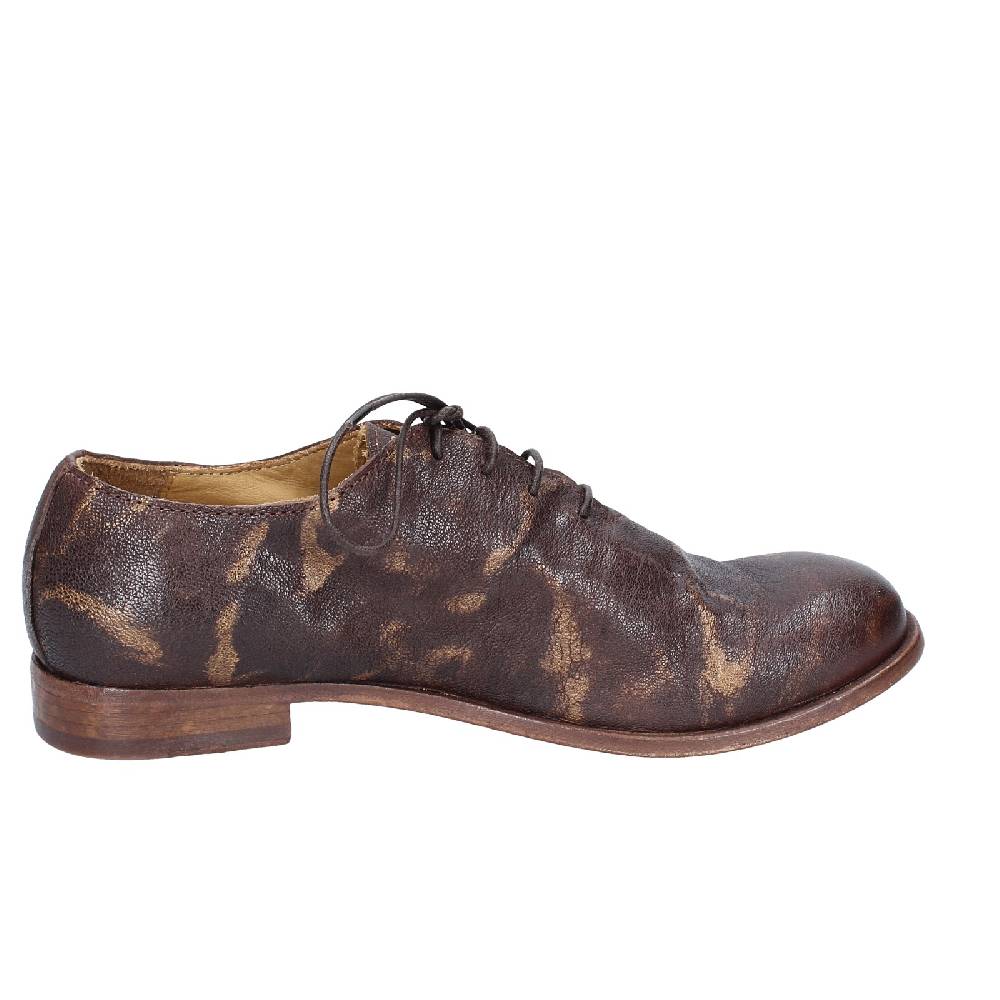 scarpe donna MOMA classiche marrone pelle oro 39406A VINTAGE EX449 Hotsell