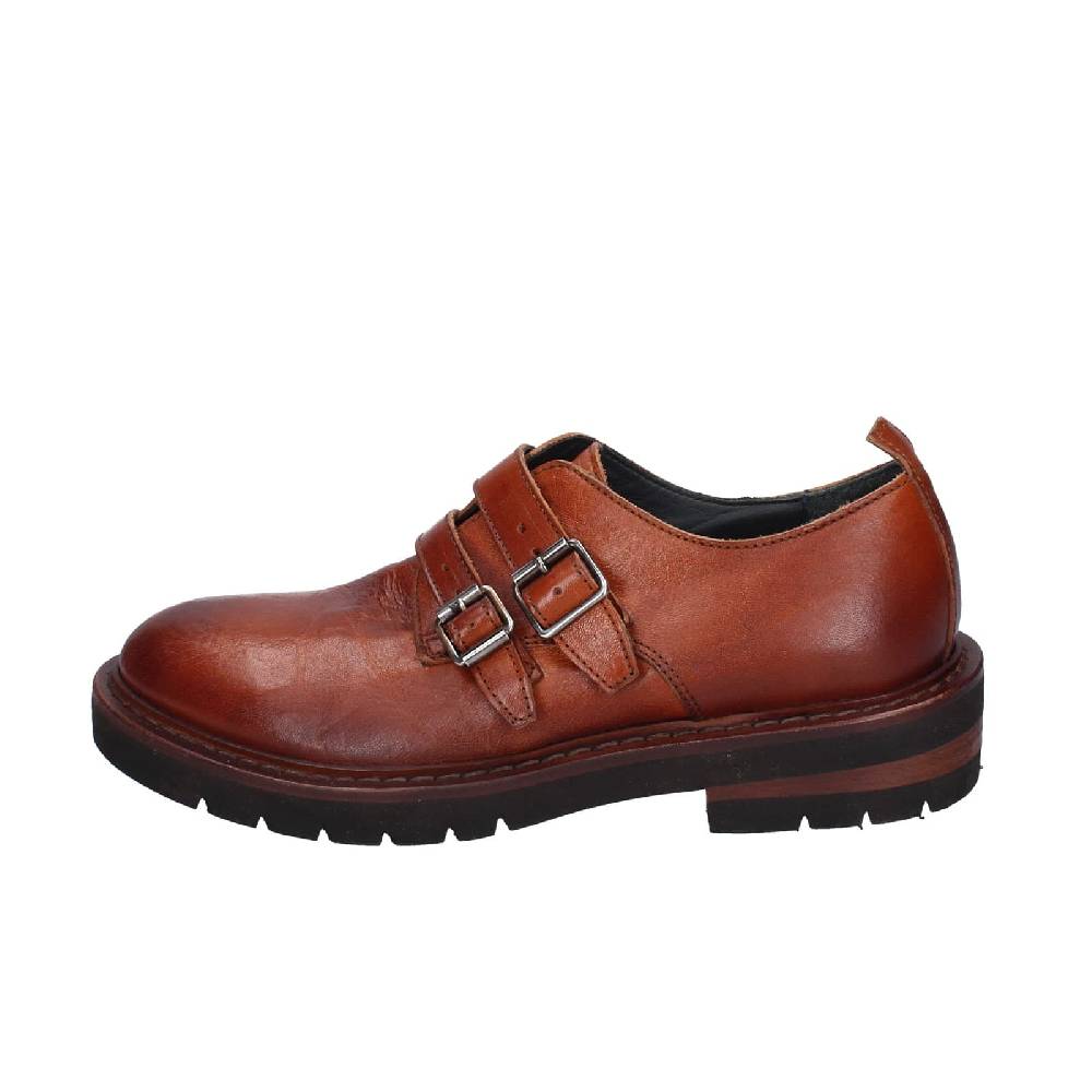 scarpe donna MOMA classiche marrone pelle 84301F-VAR EY474 Vendita Economica
