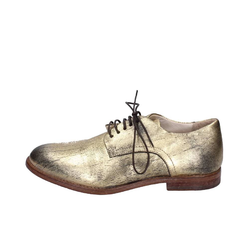 scarpe donna MOMA classiche oro pelle EZ899 Saldi Di Fabbrica