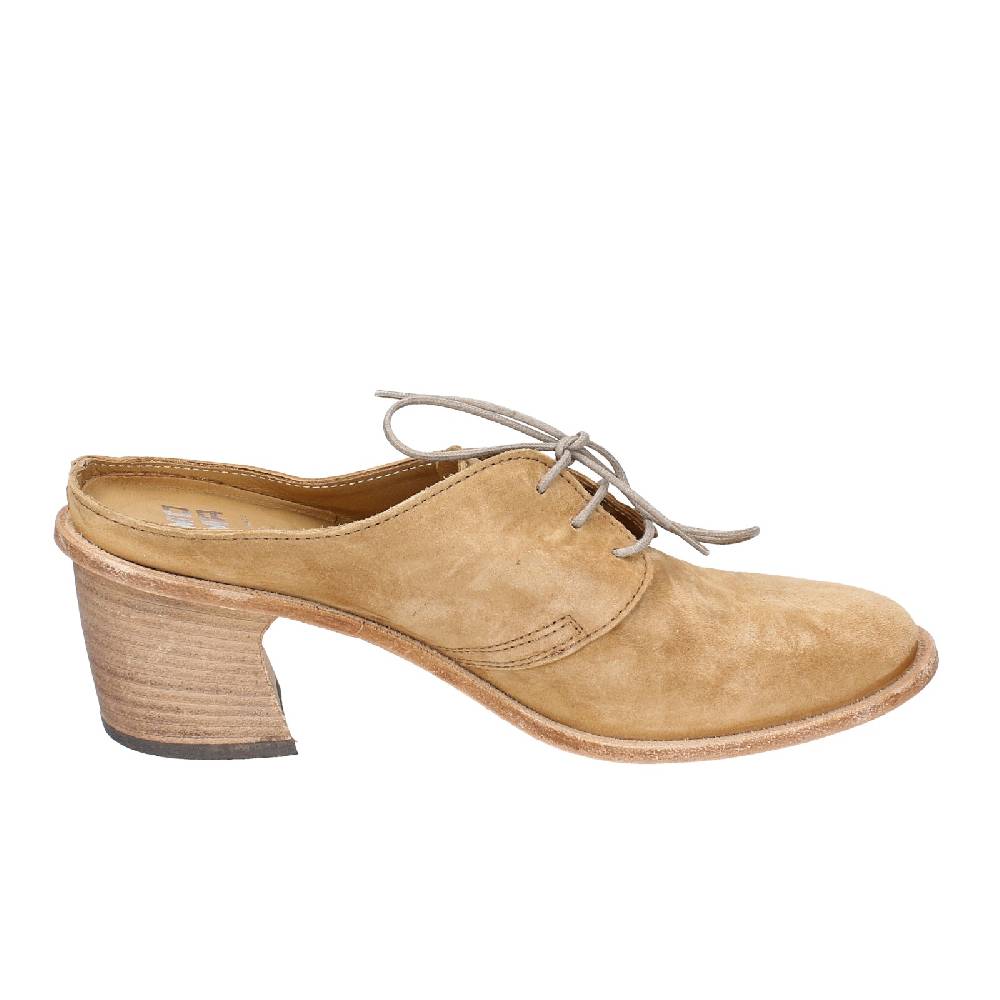 scarpe donna MOMA classiche marrone camoscio SABOT VINTAGE EX470 Moda