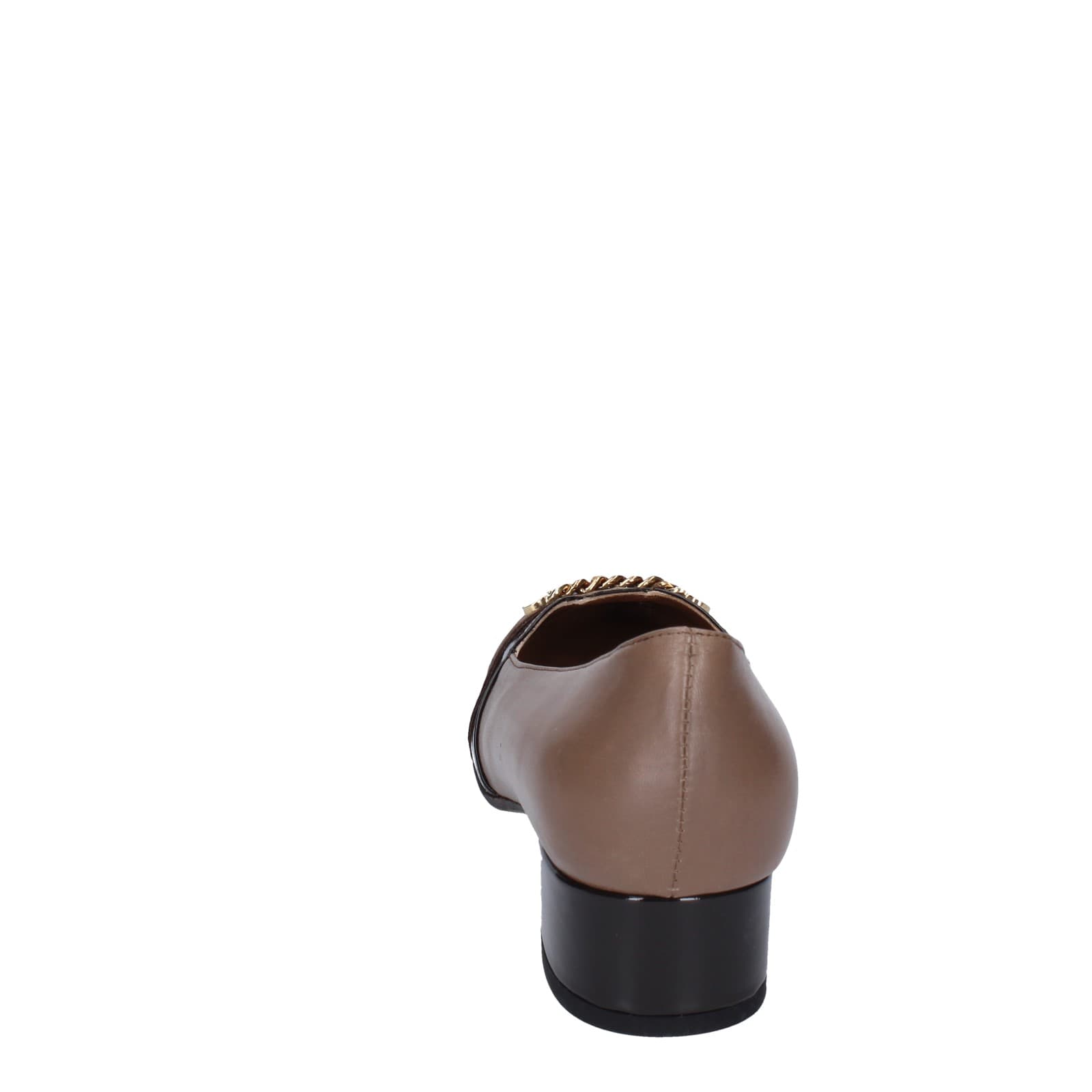 scarpe donna CONFORT decollete marrone pelle EZ392 Promozione Limitata