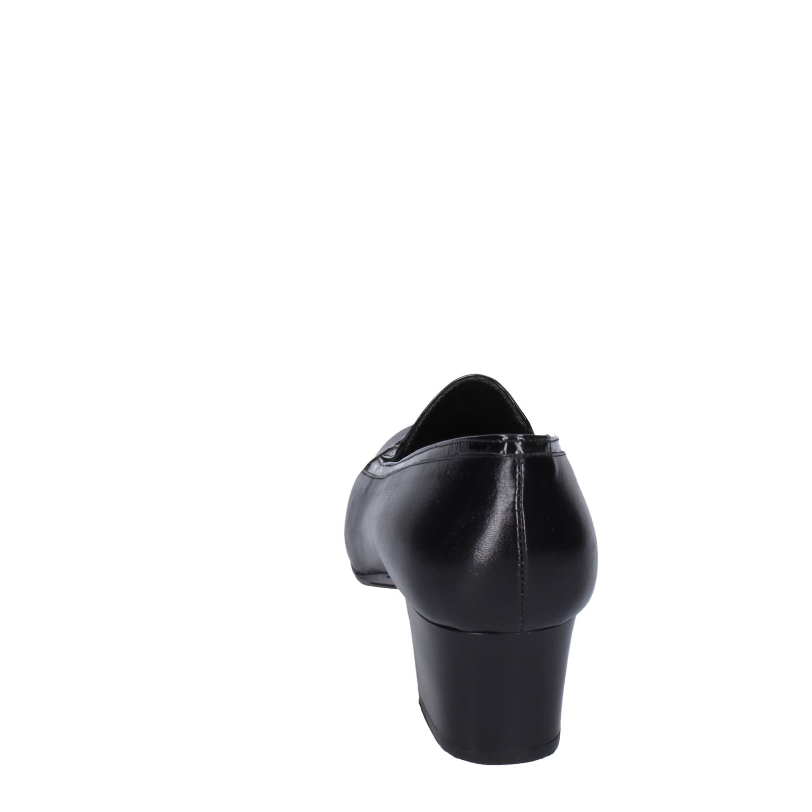 scarpe donna CONFORT decollete nero pelle vernice EZ413 Sottocosto