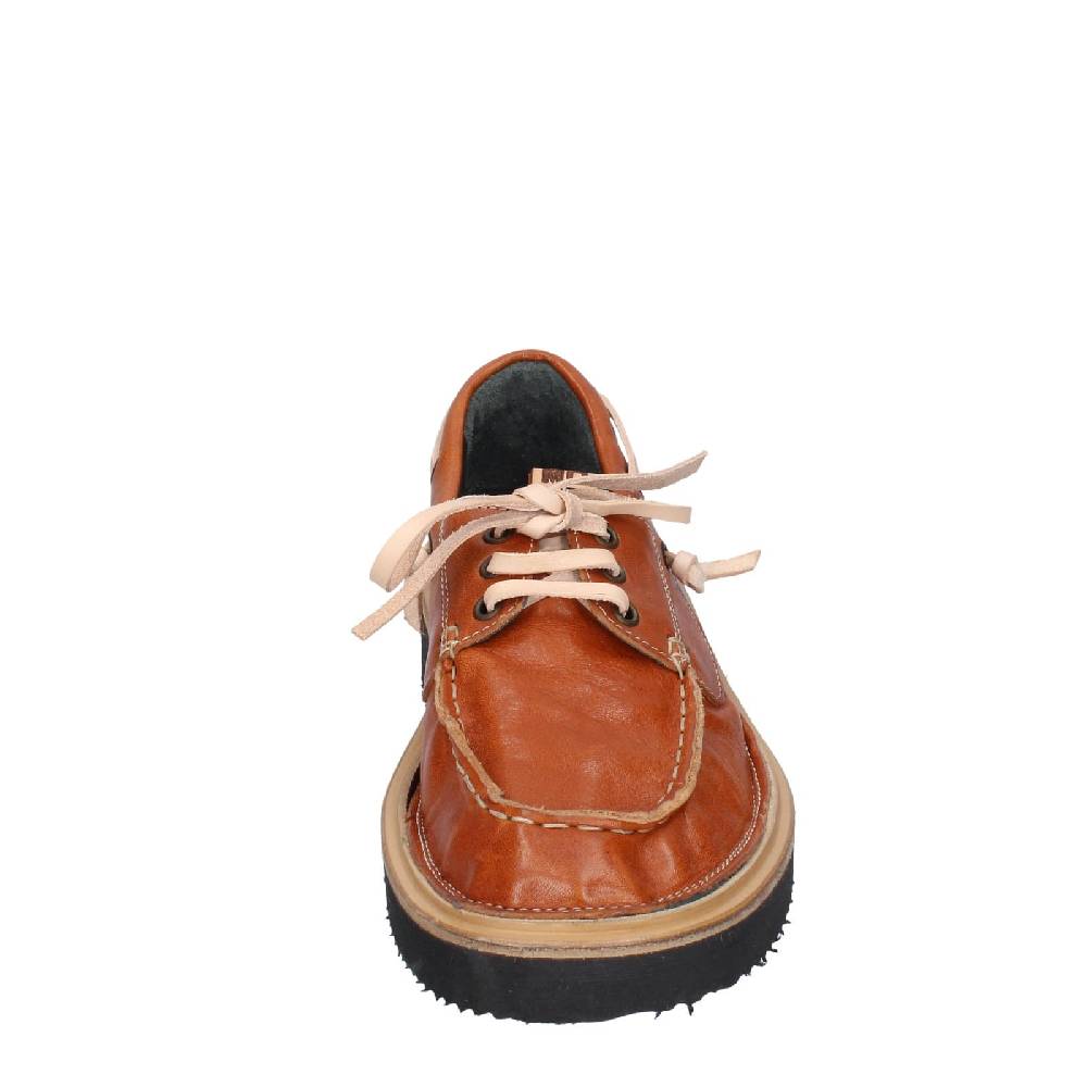 scarpe donna MOMA mocassini marrone pelle 80302A EY597 Offerte