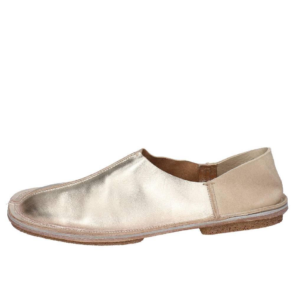 scarpe donna MOMA mocassini platino pelle 1FS438 EY636 Negozio