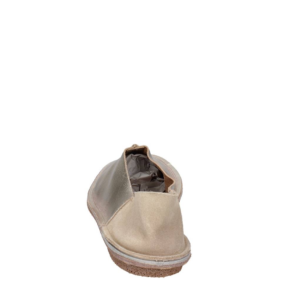scarpe donna MOMA mocassini platino pelle 1FS438 EY636 Negozio