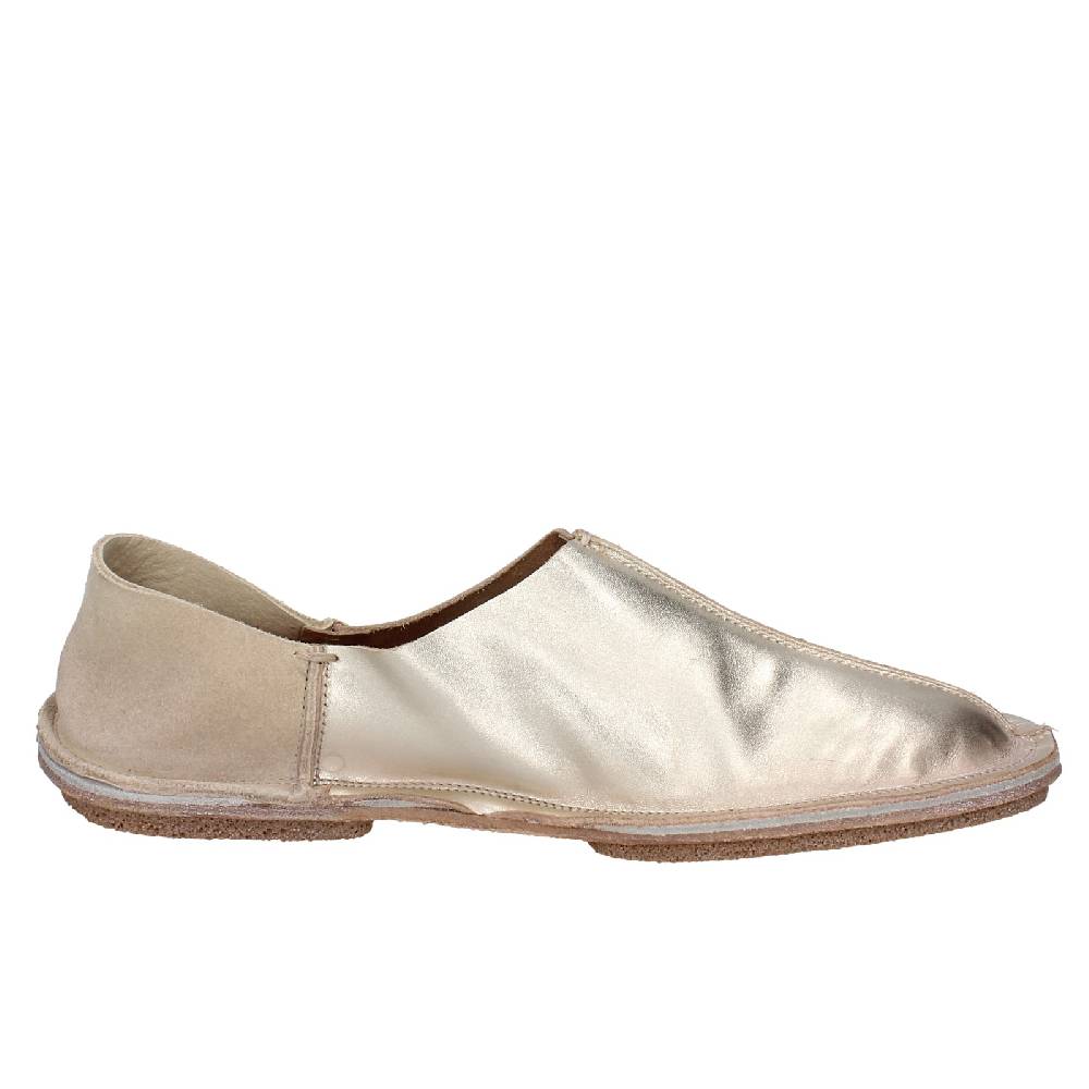 scarpe donna MOMA mocassini platino pelle 1FS438 EY636 Negozio