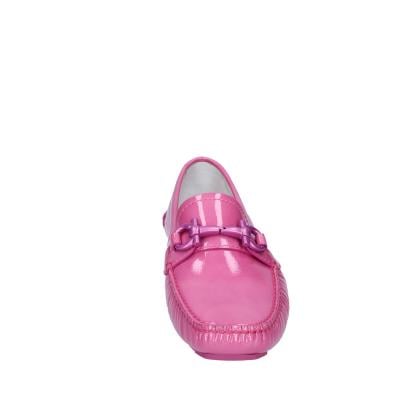 scarpe donna SALVATORE FERRAGAMO mocassini rosa vernice PARIGI BG23 In Saldo