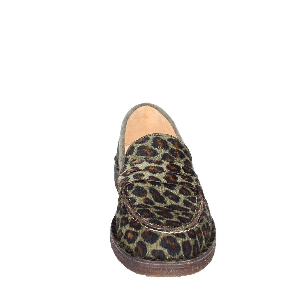 scarpe donna ASTORFLEX mocassini verde cavallino camoscio EY783 Moda