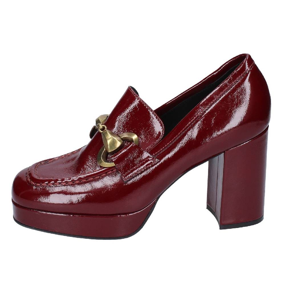 scarpe donna CARMENS mocassini bordeaux vernice EX181 Nuovo