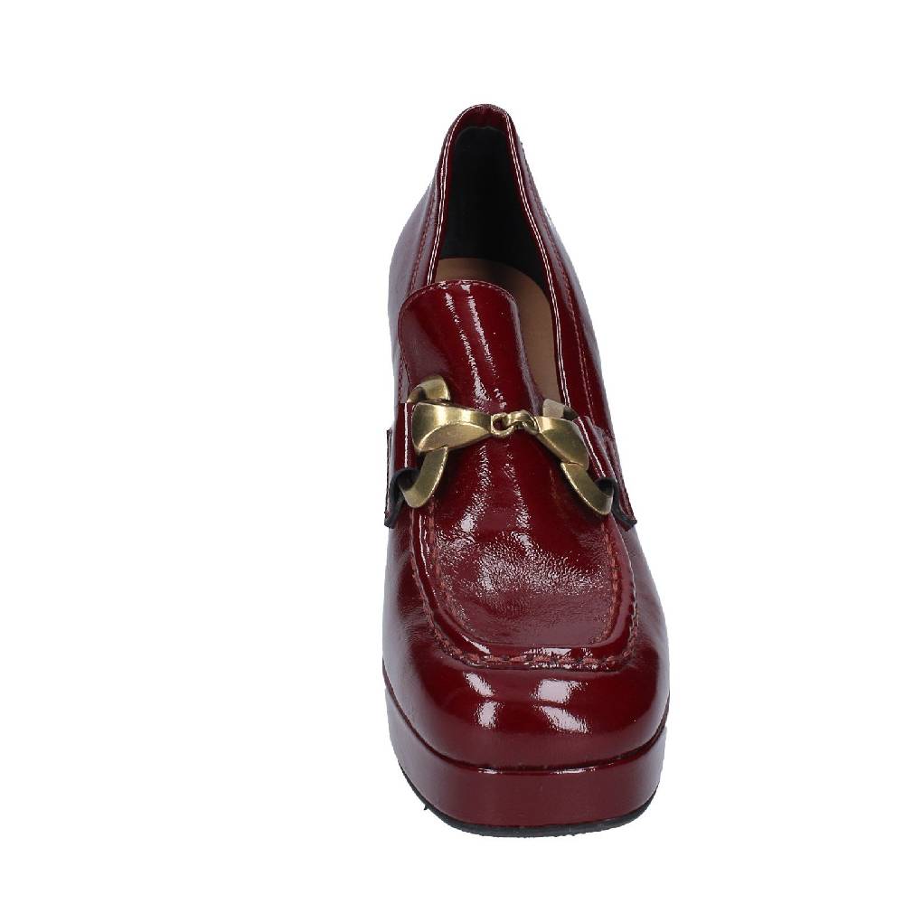 scarpe donna CARMENS mocassini bordeaux vernice EX181 Nuovo