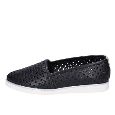 scarpe donna BALDININI mocassini nero pelle BF754 Promozione