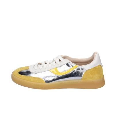 scarpe donna MOMA sneakers giallo camoscio argento 3AS420-CRV3 BC821 Soddisfazione Garantita