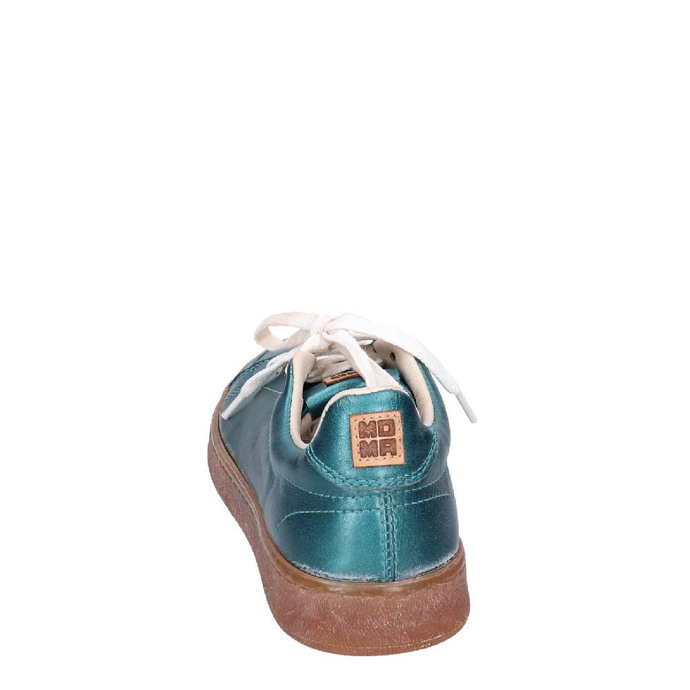 scarpe donna MOMA sneakers verde pelle 49401A VINTAGE EX456 Latest stili