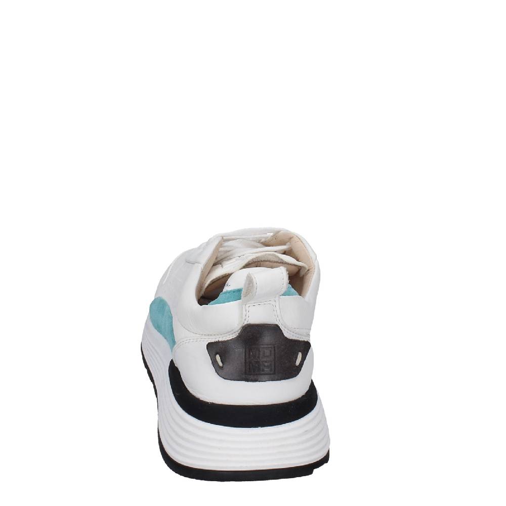 scarpe donna MOMA sneakers bianco pelle camoscio 3AS412 EY624 Prezzo Ridotto