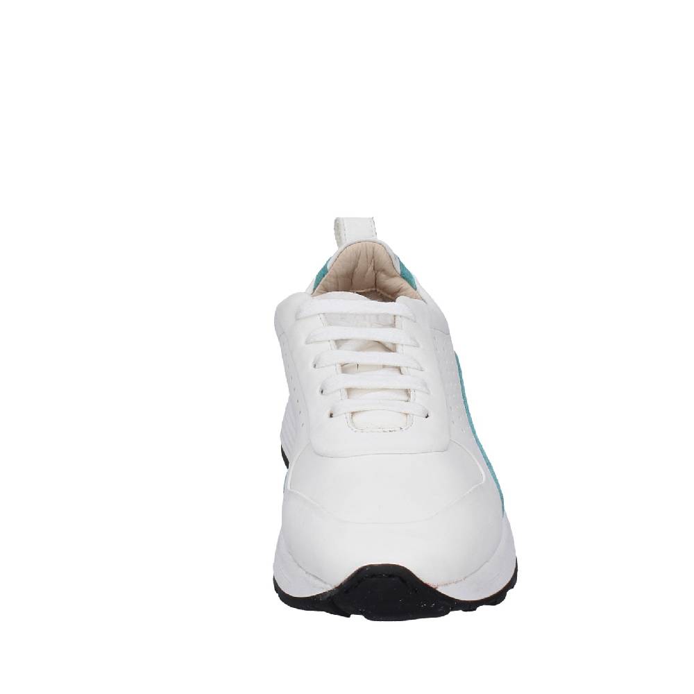 scarpe donna MOMA sneakers bianco pelle camoscio 3AS412 EY624 Prezzo Ridotto