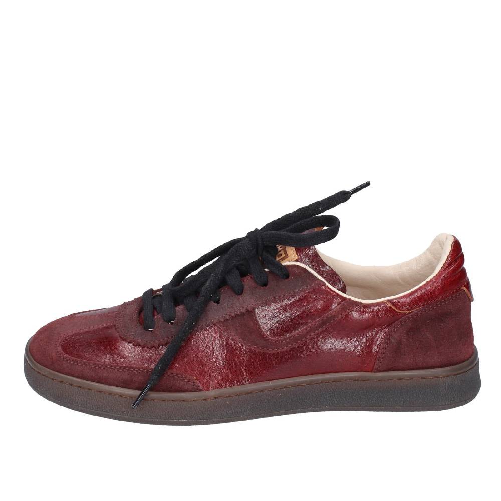 scarpe donna MOMA sneakers bordeaux pelle camoscio 89301A EY596 Convenienza
