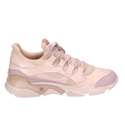 scarpe donna MOMA sneakers rosa pelle tessuto BK453 Presa