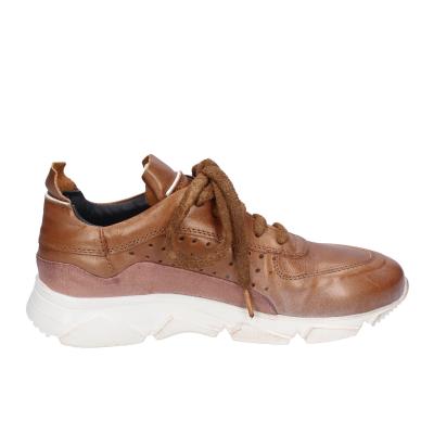 scarpe donna MOMA sneakers marrone pelle camoscio BK477 Sconto