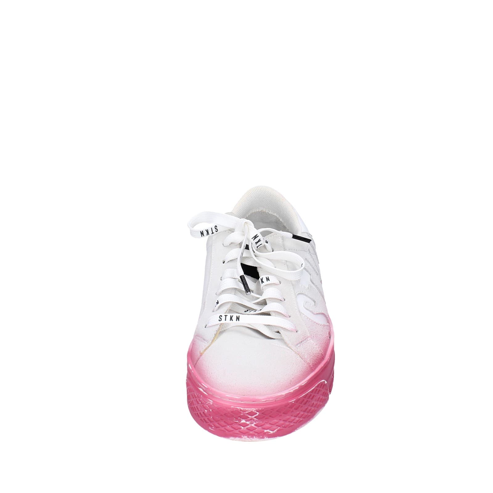 scarpe donna STKN sneakers grigio camoscio rosa EY134 Offerta