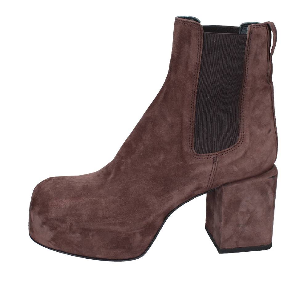 scarpe donna MOMA stivaletti marrone camoscio 87301C EY581 Online