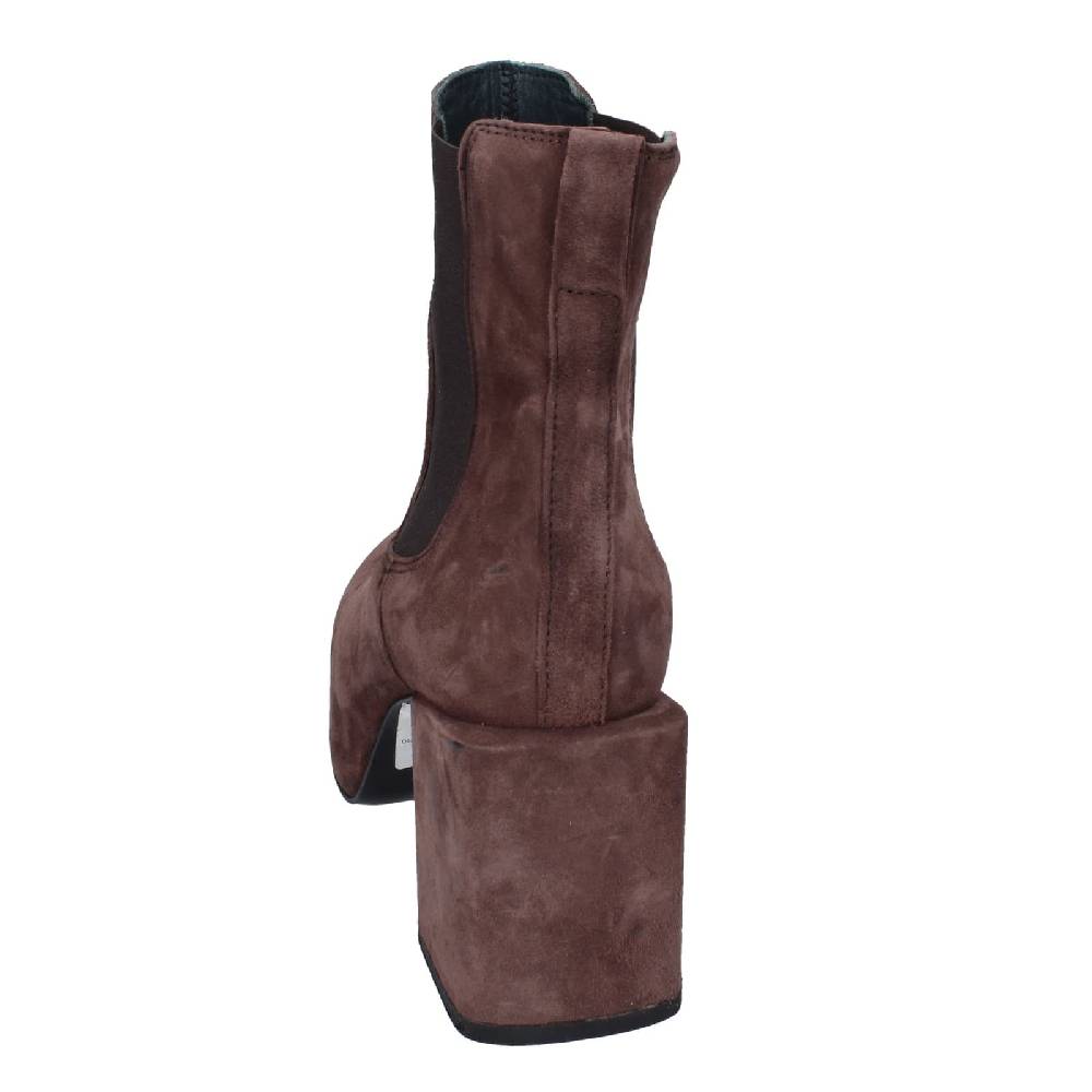scarpe donna MOMA stivaletti marrone camoscio 87301C EY581 Online
