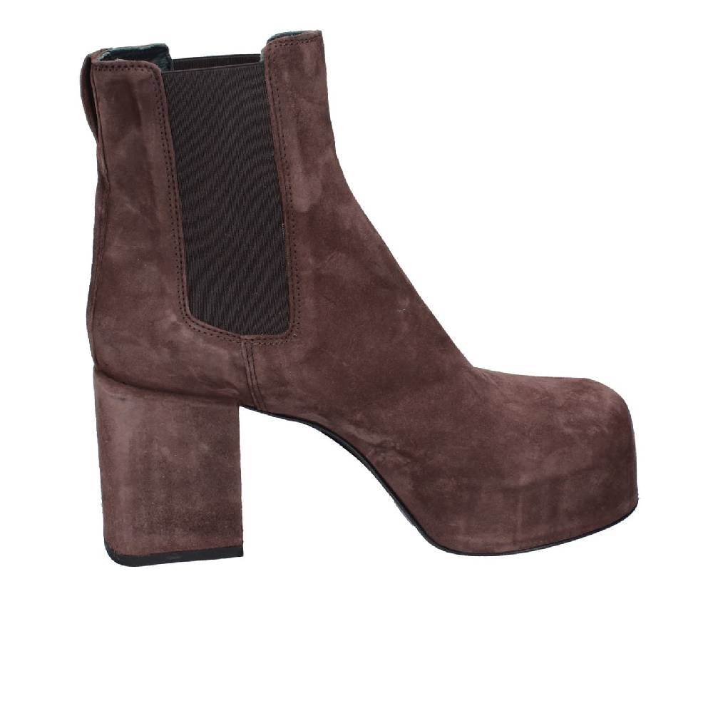 scarpe donna MOMA stivaletti marrone camoscio 87301C EY581 Online