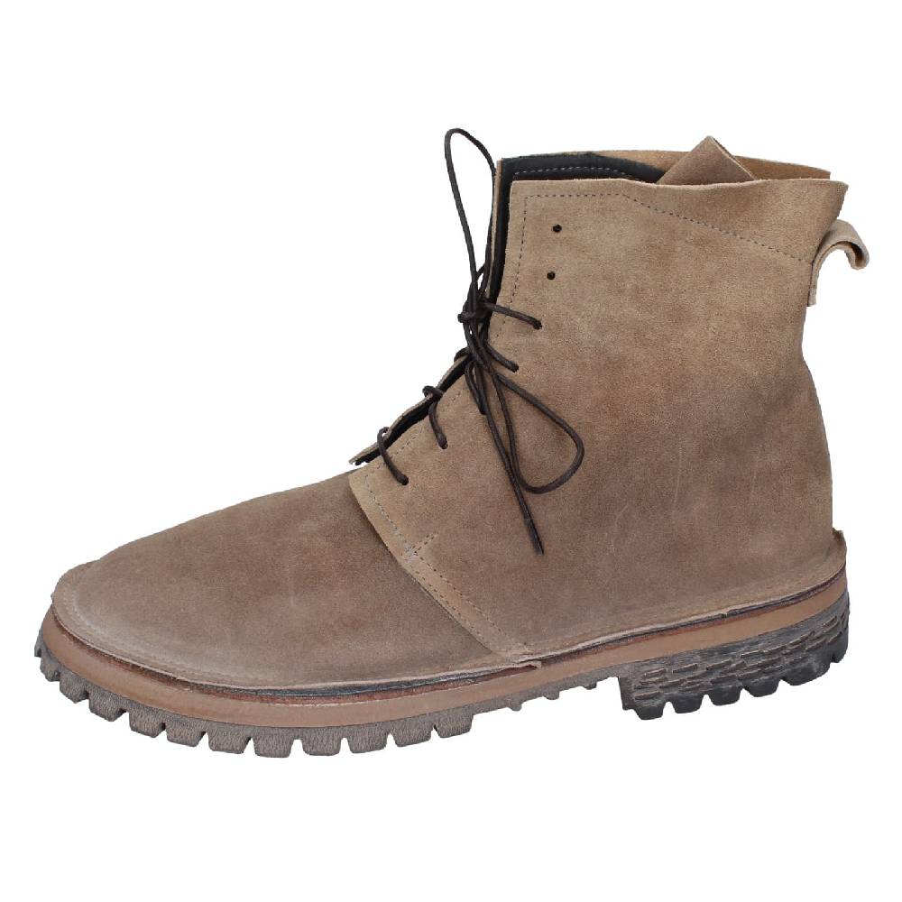 scarpe donna MOMA stivaletti beige camoscio 73302C EY539 In Vendita